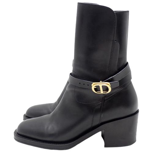 クリスチャンディオール DIOR EMPREINTE ショートブーツ カーフスキン 