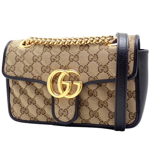 GUCCI GUCCI(グッチ) GGマーモント ミニ ショルダーバッグ 2WAY