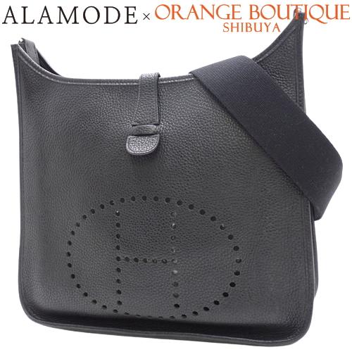 HERMES エルメス　エヴリンGM ブラック HERMES エルメス エブリンGM ショルダーバッグ ヴォーエプソン