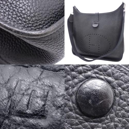 HERMES エルメス　エヴリンGM ブラック HERMES エルメス エブリンGM ショルダーバッグ ヴォーエプソン