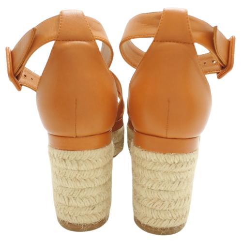 エルメスサンダルエルダエスパドリーユ ナチュラル 38