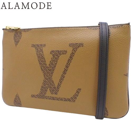 18万 ルイヴィトン モノグラム ジャイアント リバース ポシェット ドゥーブル LOUIS VUITTON ルイ・ヴィトン モノグラム・ジャイアント