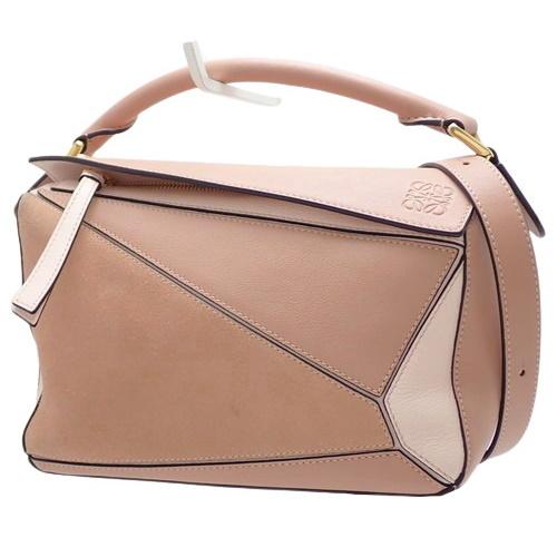 LOEWE LOEWE(ロエベ) パズルバッグ スモール ハンドバッグ スウェード 