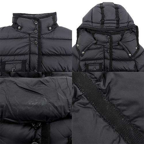 MONCLER(モンクレール) Hermine ロングダウンジャケット アウター エルミンヌ 0(ゼロ) ナイロン ブラック黒 40802091764【アラモード】｜alamode888｜07