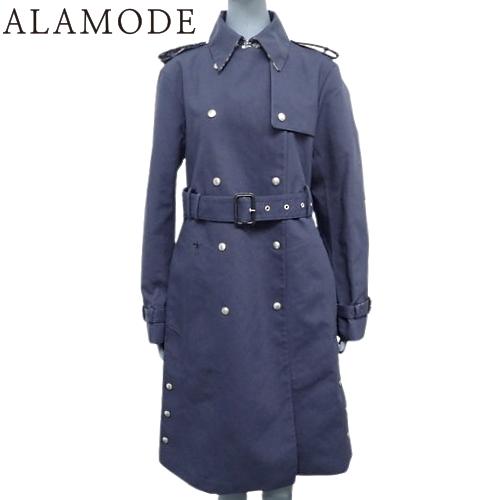 Dior ネイビー トレンチコート オブリーク