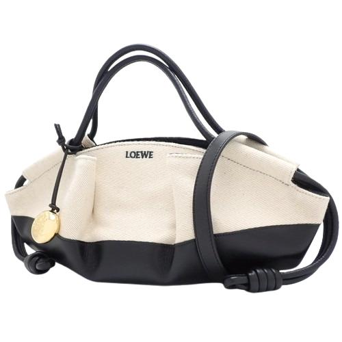 LOEWE ロエベ パセオバッグ スモール ハンド 2WAY シャイニーナパ  