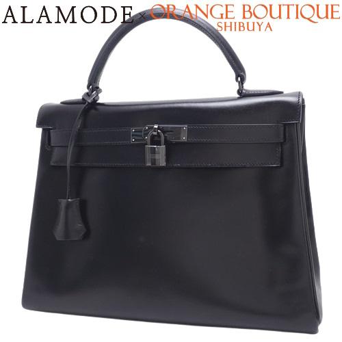 HERMES HERMES(エルメス) ケリー 32 (内縫い) ソーブラック