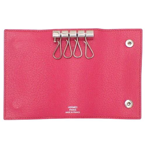 エルメスキーケースセリエエテュイクレ4ピンクaq10594