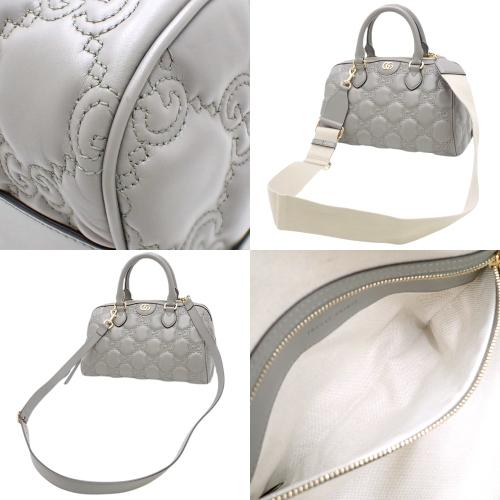 GUCCI GUCCI(グッチ) GGマトラッセ ボストンバッグ ハンド レザー