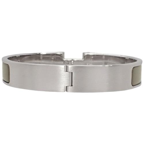 HERMES エルメス クリッククラック PM パラジウム エナメル