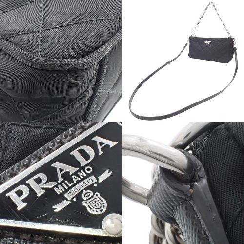 PRADA プラダ キルティング 2WAYショルダーバッグ ハンドバッグ PRADA プラダ キルティング 2WAYショルダーバッグ ハンドバッグ