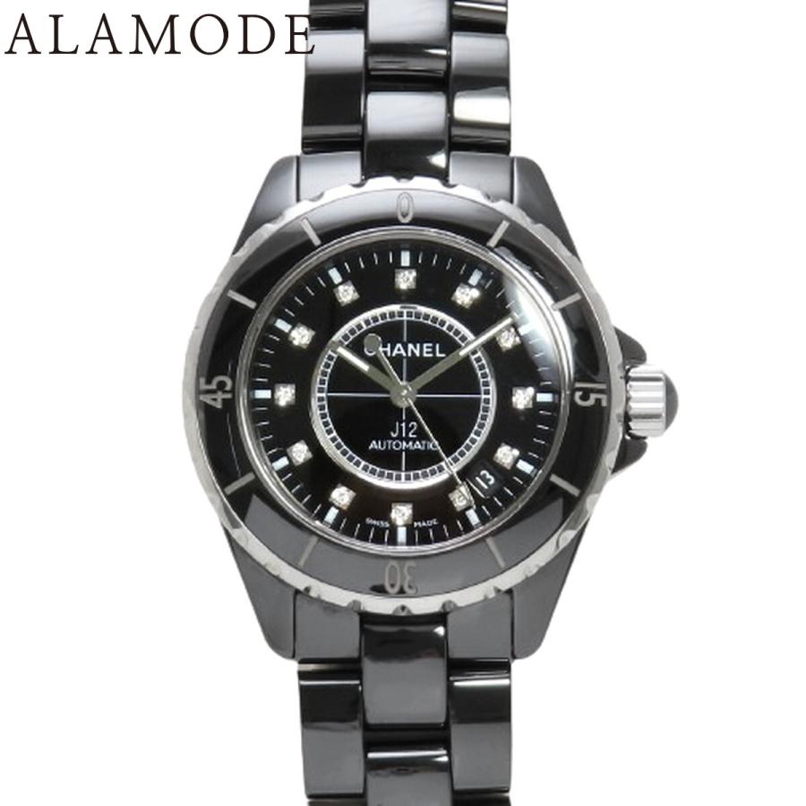 CHANEL シャネル J12 38 H1626 CE 自動巻き 腕時計 12PD 12P  
