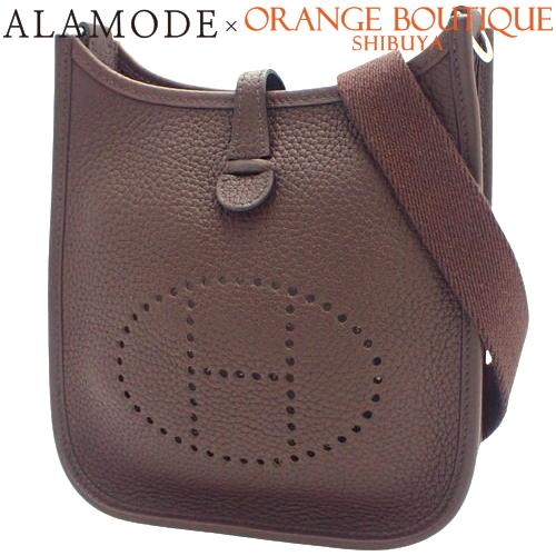 HERMES HERMES(エルメス) エヴリン TPM ルージュセリエ ブラウン茶 
