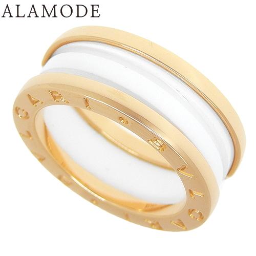 BVLGARI（ブルガリ） ビー・ゼロワン リング 347021 K18 PG セラミック