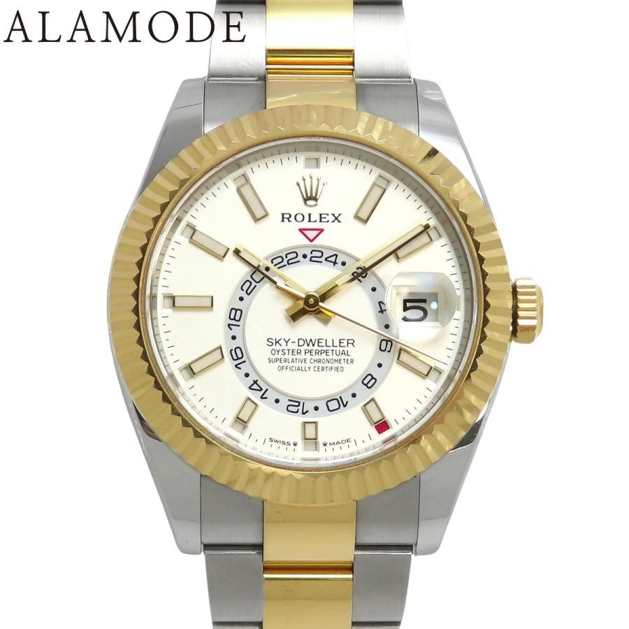 セイコー 手巻き時計 シルバー ROLEX 【2023年保証書付】ロレックス 336933 スカイドゥエラー