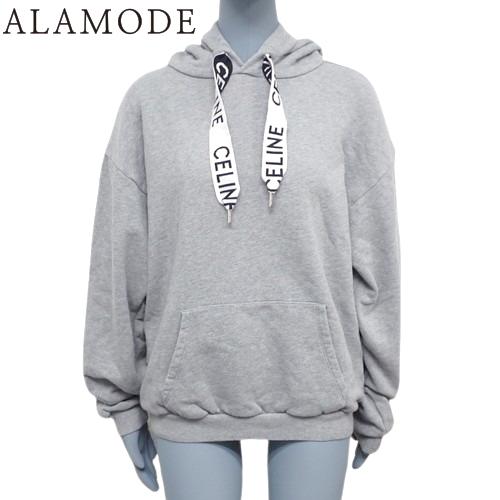 CELINE グレー コットン パーカー　M CELINE グレー コットンパーカーサイズS