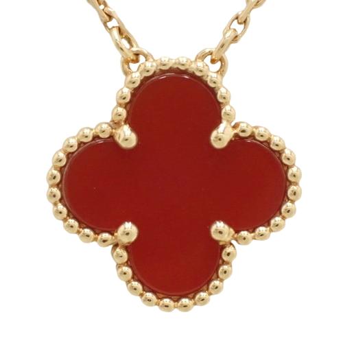 美品 ヴィンテージ アルハンブラ ネックレス Van Cleef & Arpels ヴィンテージ アルハンブラ ネックレス