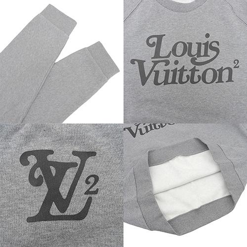 LOUIS VUITTON ルイヴィトン スクエアードLVロゴ スウェット トップス  