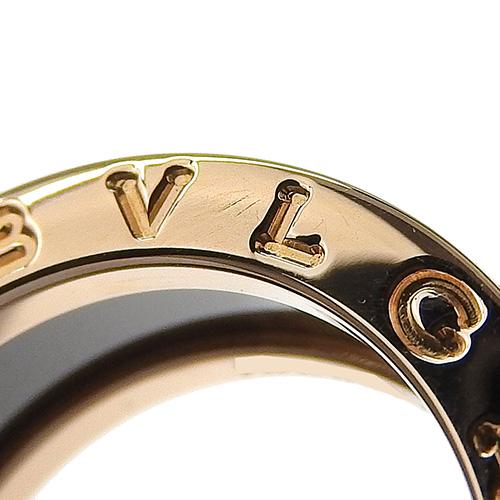 BVLGARI ブルガリ ビー・ゼロワン リング 347037 K18 PG セラミック 