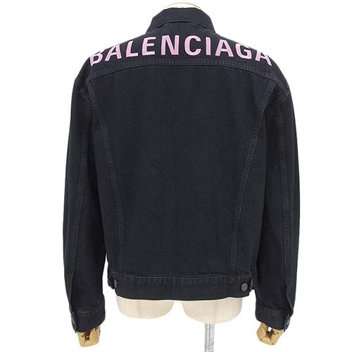 バレンシアガ ジージャン BALENCIAGA バレンシアガ バックロゴ デニムジャケット アウター