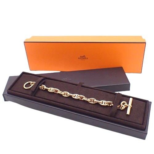 HERMES エルメス シェーヌダンクル PM ブレスレット K18 ピンク HERMES エルメス シェーヌダンクル PM ブレスレット K18 ピンク