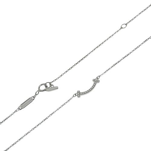 TIFFANY&Co. ティファニー T スマイル ペンダント ミニ ダイヤ