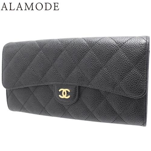 CHANEL シャネル マトラッセ ココマーク ロングウォレット 長財布 二 
