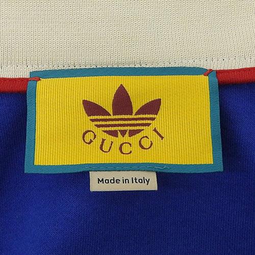 GUCCI(グッチ) アディダスコラボ トラックジャケット ジャケット GUCCI×adidas ジャージ アウター アパレル M レーヨン レッド赤 ブルー青 ベージュ レディース 40802155309【中古】【アラモード】 GUCCI(グッチ) アディダスコラボ トラックジャケット ジャケット GUCCI