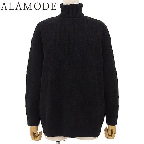 FENDI フェンディ ズッカ柄 タートルニット ハイネック FENDI(フェンディ) 90's Zucca pattern striped turtleneck knit