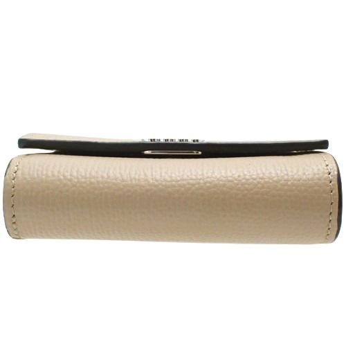 ロエベ　財布　グレージュ LOEWE ロエベ アナグラム コンパクト フラップウォレット