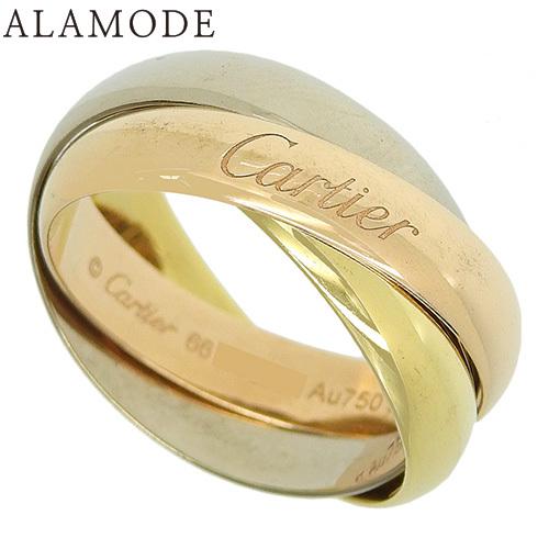 Cartier（カルティエ） トリニティ リング ラージモデル K18 ピンク