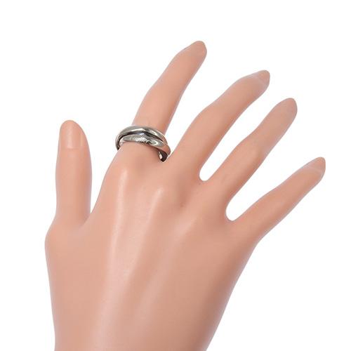 Cartier（カルティエ） トリニティ リング セラミック クラシック K18