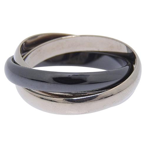 Cartier（カルティエ） トリニティ リング セラミック クラシック K18