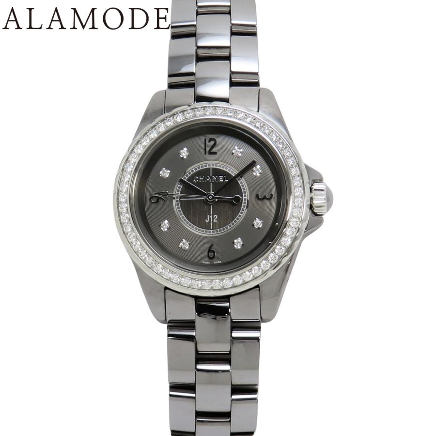 CHANEL シャネル J12 クロマティック H2565 Ti/CE クオーツ 腕時計  