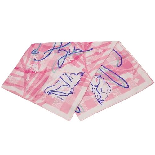 H*a様 【CHANEL/シャネル/カメリア/シルク/大判スカーフ】 CHANEL(シャネル) カメリア 大判スカーフ アパレル ファッション