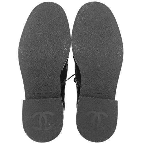 CHANEL（シャネル） レースアップシューズ 靴 36 レザー パテント