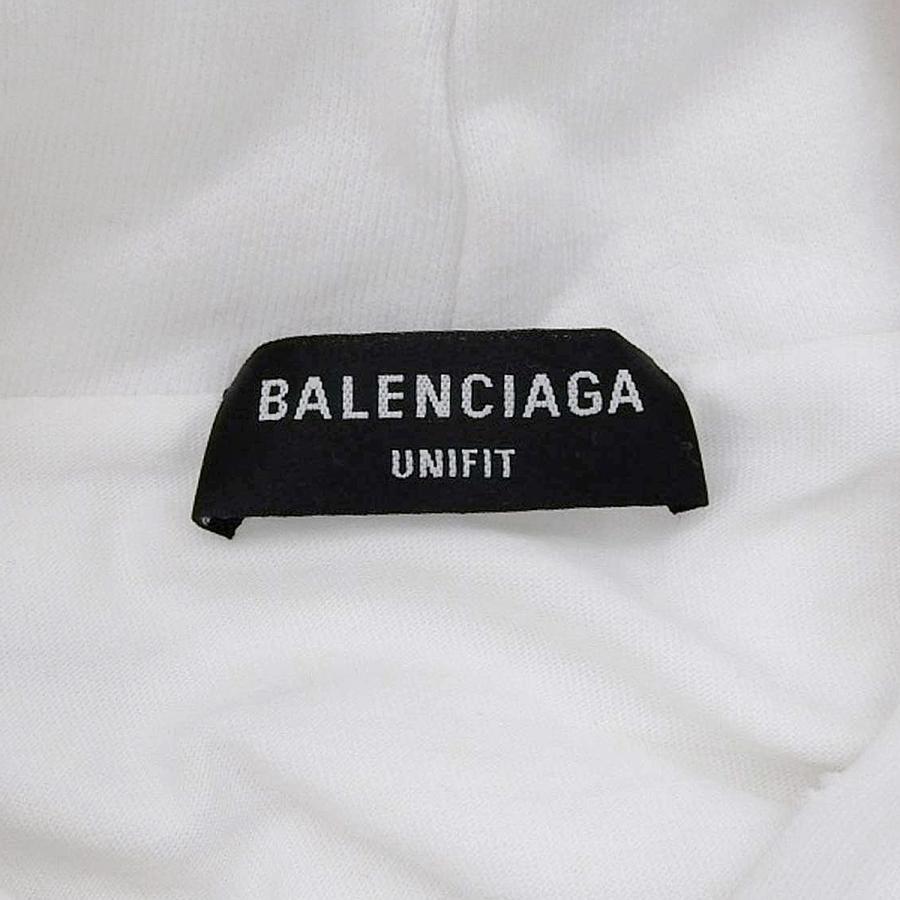 BALENCIAGA（バレンシアガ） デストロイ加工 ロゴ フーディー パーカー