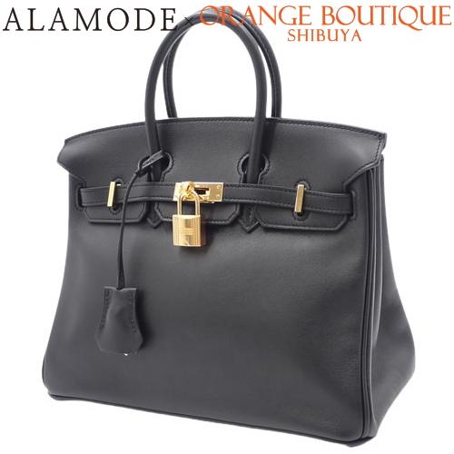 HERMES(エルメス) バーキン25 ブラック黒 スイフト ゴールド金具 X刻印 ハンドバッグ トートバッグ レディース 40802144793【中古】【アラモード】 HERMES（エルメス） バーキン25 ブラック黒 スイフト ゴールド金具 X