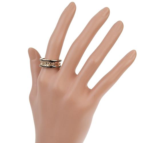 BVLGARI（ブルガリ） ビーゼロワン ロック リング S K18 ピンク
