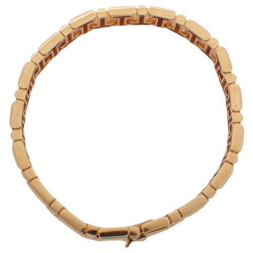 ティファニー Tナロー　チェーン ブレスレット　PG ピンクゴールド　太いタイプ Tiffany T ティファニー Tナローブレスレット 約17cm K18PG T