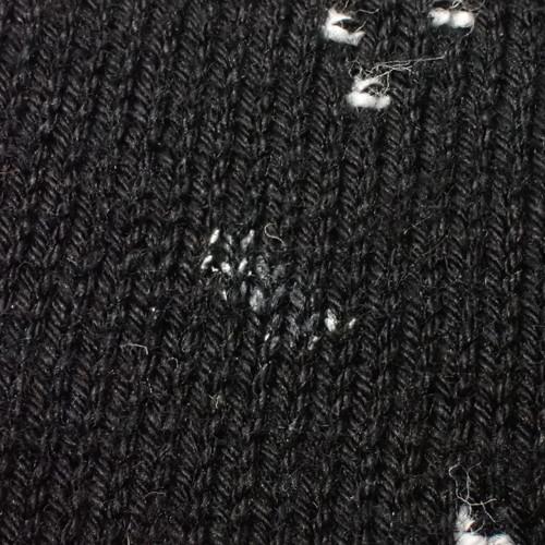 LOUIS VUITTON(ルイ・ヴィトン) モノグラム グラディエント ニット トップス RM232Q 長袖 アパレル ファッション セーター クルーネック XL コットン ブラック黒 ホワイト白 メンズ 40802145751【中古】【アラモード】 LOUIS VUITTON（ルイ・ヴィトン） モノグラム グラディエント ニット