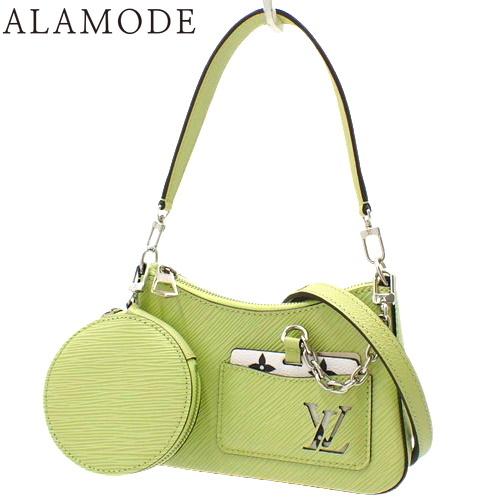 LOUIS VUITTON(ルイ・ヴィトン) エピ マレリーニ ハンドバッグ 2WAY ショルダー 肩掛け ポーチ エピレザー ライトグリーン シルバー金具 M22651 レディース 40802145842【中古】【アラモード】 LOUIS VUITTON（ルイ・ヴィトン） エピ マレリーニ ハンドバッグ 2WAY