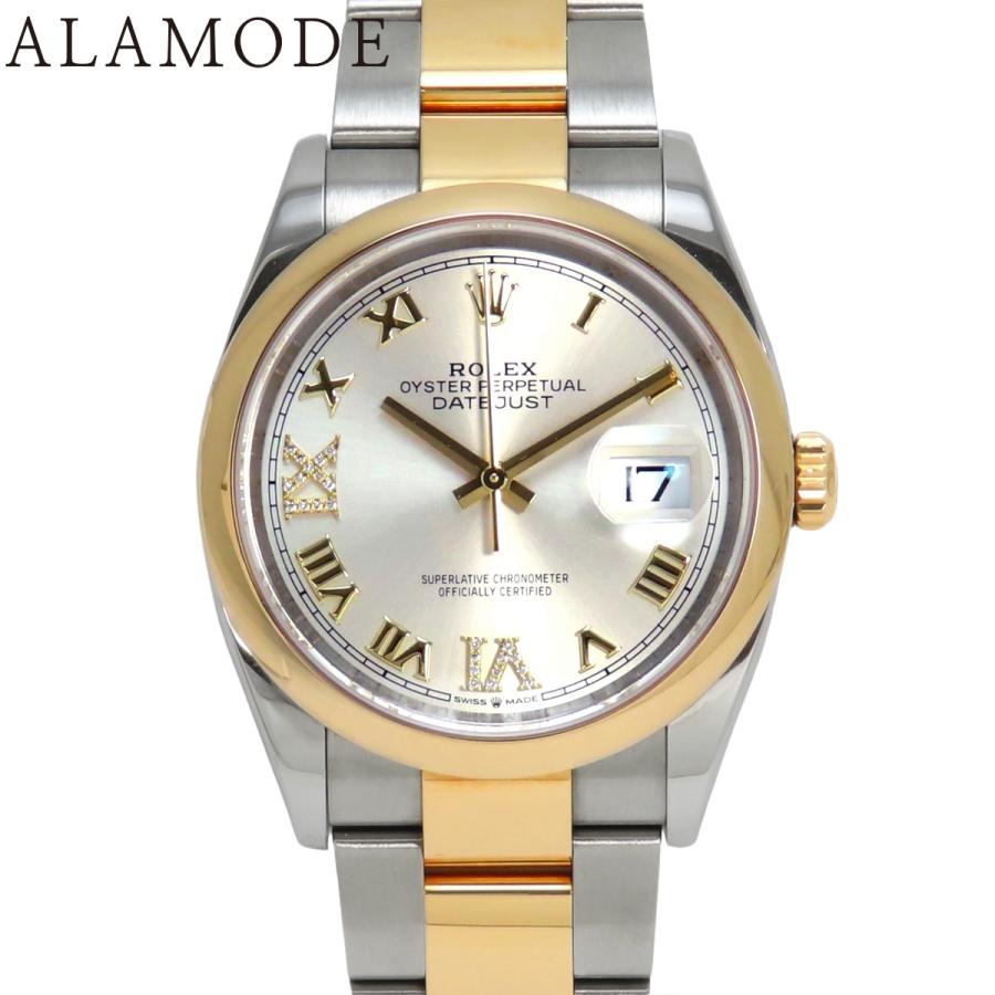 ROLEX 【保証書】ロレックス 126203 デイトジャスト36 YG/SS 自動巻  