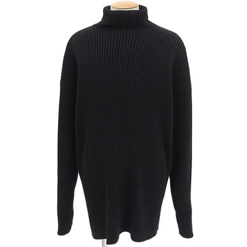 BALENCIAGA（バレンシアガ） バックロゴ タートルネックニット
