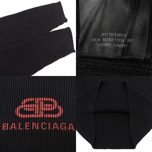 BALENCIAGA（バレンシアガ） バックロゴ タートルネックニット