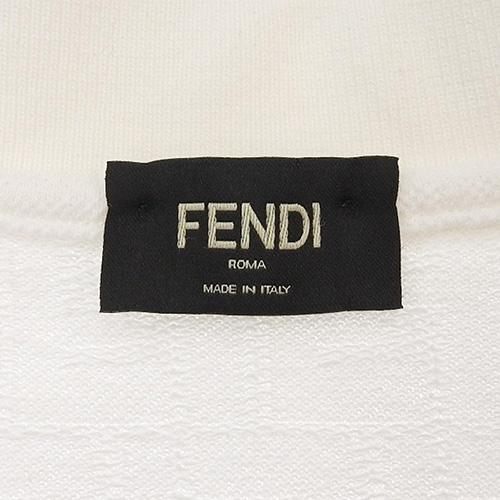 FENDI(フェンディ) FFピケ ポロシャツ トップス 23年 半袖 FF ズッカ S コットン ホワイト FAF717AR5G 40802147403【アラモード】 | FENDI | 02