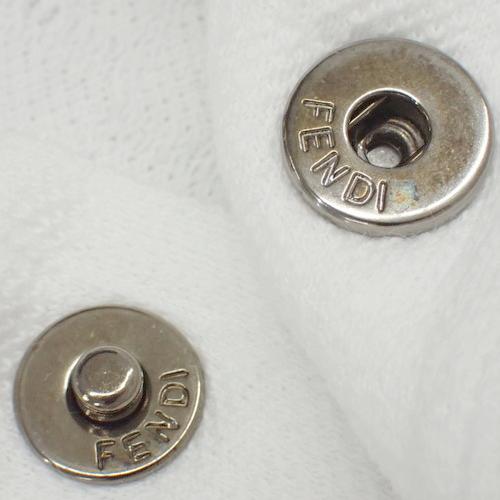 FENDI(フェンディ) FFピケ ポロシャツ トップス 23年 半袖 FF ズッカ S コットン ホワイト FAF717AR5G 40802147403【アラモード】 | FENDI | 05