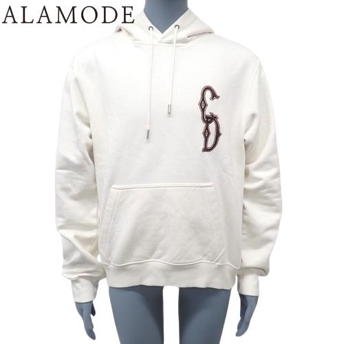 Christian Dior(クリスチャン ディオール) CDインターレース フーディ トップス 2023年 長袖 パーカー 裏起毛 アパレル ファッション スウェット XL ホワイト白 ブラウン茶 343J698A0531 メンズ 40802147416【中古】【アラモード】 クリスチャン ディオール CDインターレース フーディ 2023年 パーカー