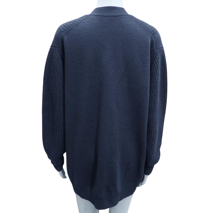 HERMES HERMES(エルメス) セリエボタン カーディガン ネイビー紺