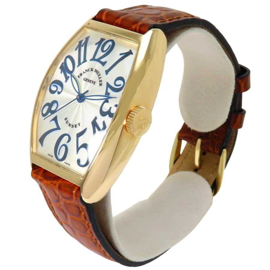 【保証書付】フランクミュラー トノーカーベックス サンセット 5850SC YG/革 腕時計 ブラウン メンズ 40802149252【中古】【アラモード】 |  | 01